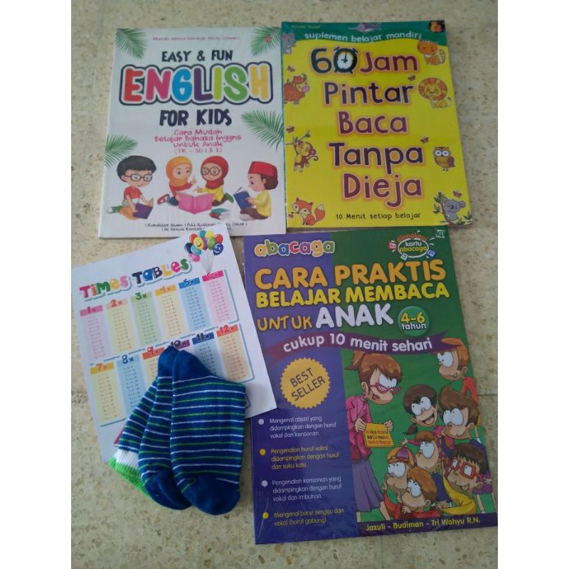 Abacaga Cara Praktis Belajar Membaca Untuk Anak Usia 4 6 Tahun Pilih Dg Bonus Buku Saja Shopee Indonesia