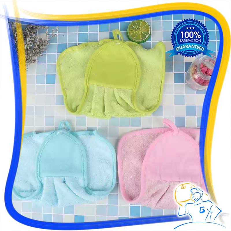 Lap Tangan Handuk Gantung Polos Bahan Serap Air Handuk Tangan Microfiber Kain Lap Tangan Dapur Hand Towel Gantung Polos