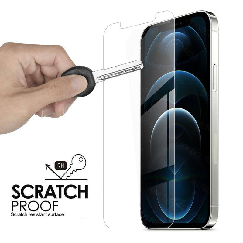 1Pcs Tempered Glass Screen Protector For IPhone 11 12 Pro Max Mini 6 6s 7 8 Plus X XS Max XR SE 2020 en Verre trempe ecran protecteur