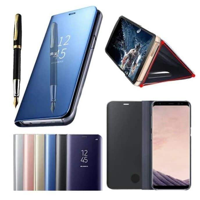 Flip Case Clear View Standing Cover mirror XIAOMI REDMI NOTE 8/REDMI NOTE 5A/REDMI NOTE 8 PRO/REDMI NOTE 7/REDMI NOTE 9 /REDMI NOTE 9 PRO/REDMI NOTE 5/REDMI NOTE 6 PRO