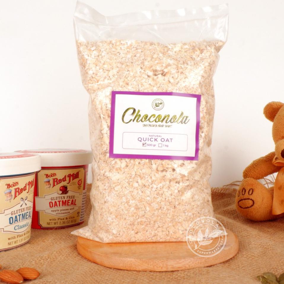 

*Paling Laku* ↥ Quick Rolled Oats 500g (Instant Oat Seduh / Havermout 500gr | 500 g gr gram) ↮ Ready