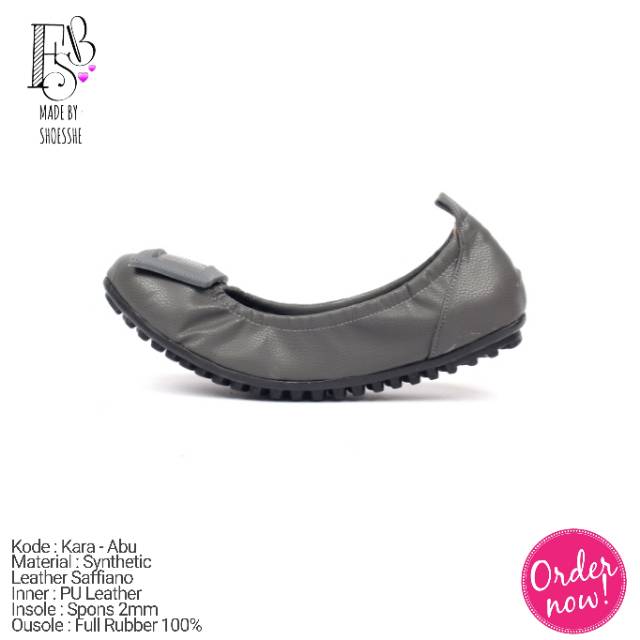 Fsb - KARA Sepatu Flat Shoes Wanita Model Lipat