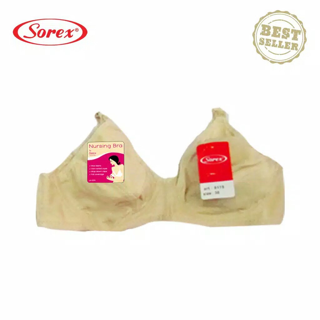 Sorex Bra Menyusui Busa Tipis Tanpa kawat Kait 2 Cup Setara Cup B Nursing Bra BH 8119 Ibu Hamil