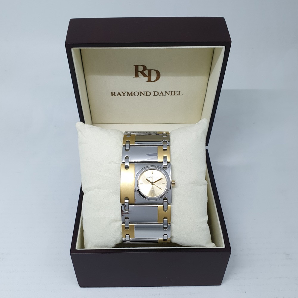 Raymond Daniel RD041 Silver Gold ,Jam Tangan Wanita, Original