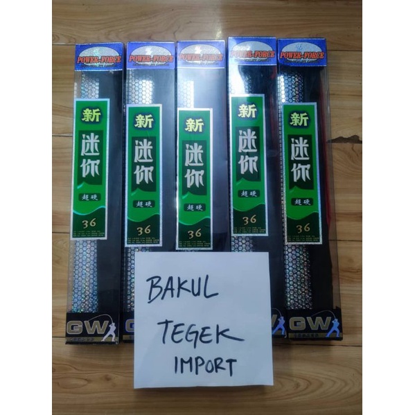 tegek guan wei GW POWER FORCE action MEDIUM lentur ringan ruas 38cm