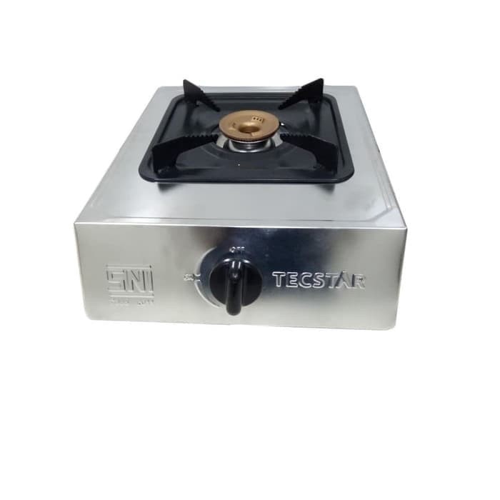 Kompor gas 1 tungku Tecstar stainless TG -388 CSV  - 388CSV Murah Gas Stove