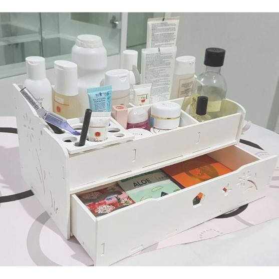 Rak Kosmetik Accessories Organizer Model Laci 1 Rak Serbaguna Tempat Skincare