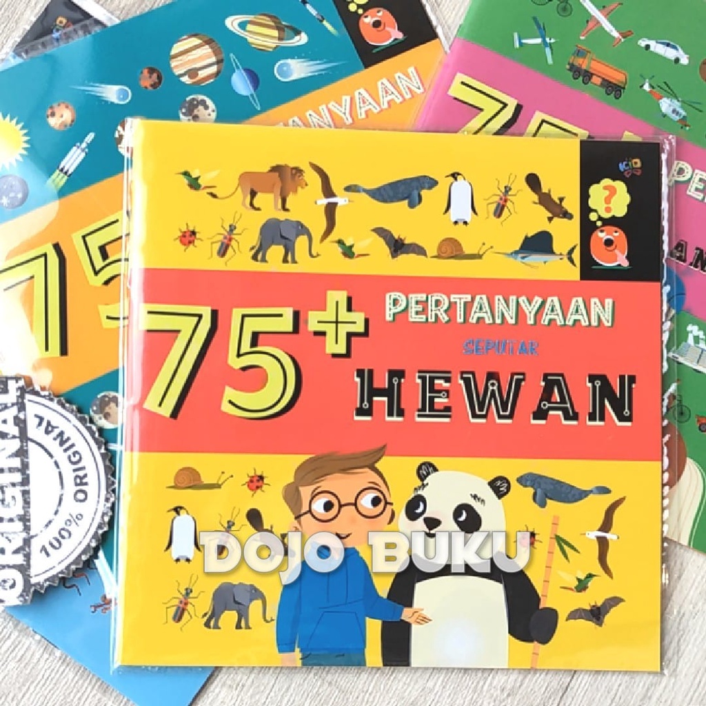 Buku 75+ Pertanyaan Seputar Hewan by Sally Spray, Mark Ruffle