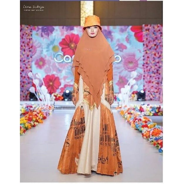 LINA SUKIJO/Welminara By Lina Sukijo/ gamis syari/gamis elegan/gamis adem