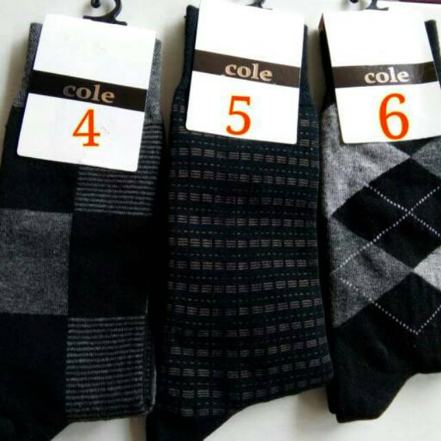 Kaos kaus kaki formal non formal merk cole ori