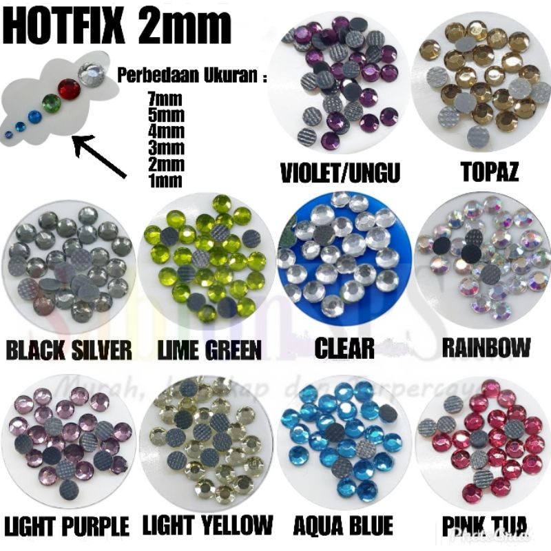 HOTFIX RHINESTONE MUTE 2MM