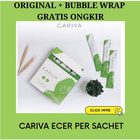 CARIVA COLLAGEN 1 BOX ISI 20 SACHET BPOM HALAL COLAGEN TANPA RASA ORIGINAL BPOM