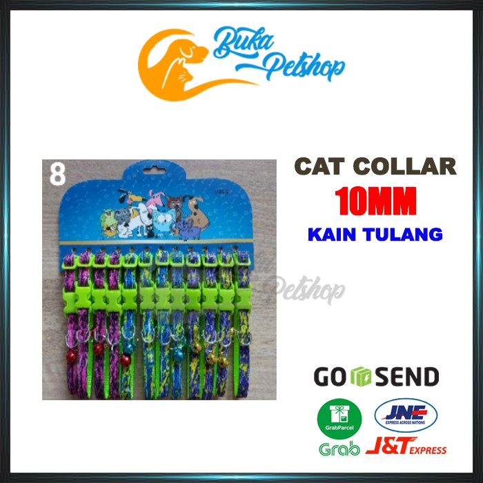 Kalung Kucing 10mm KAIT TULANG Cat Collar