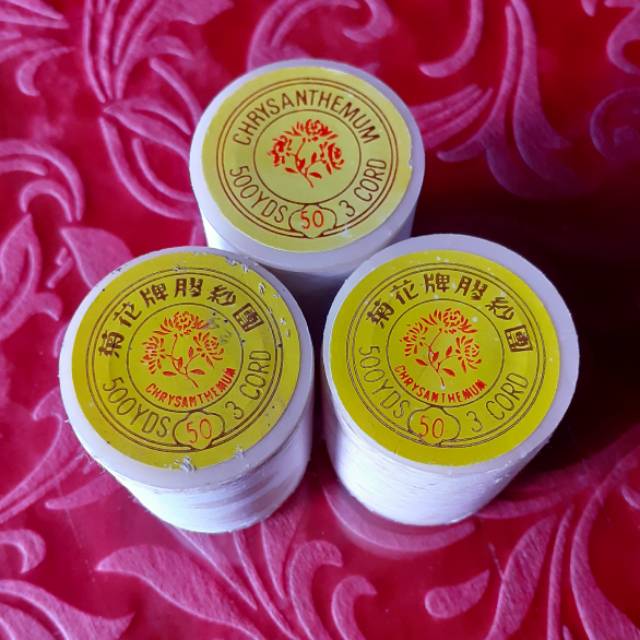 Benang Layangan Jadul Cap Kembang Size 50