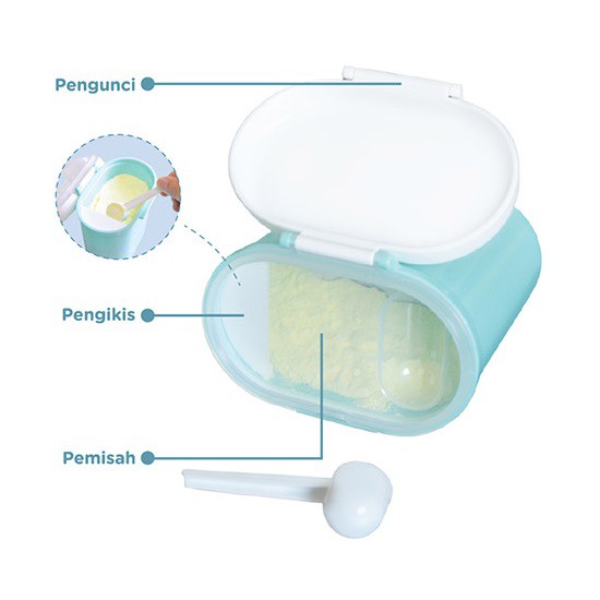 Baby Safe Small Wadah Kontainer Susu Bubuk Formula Powder Container