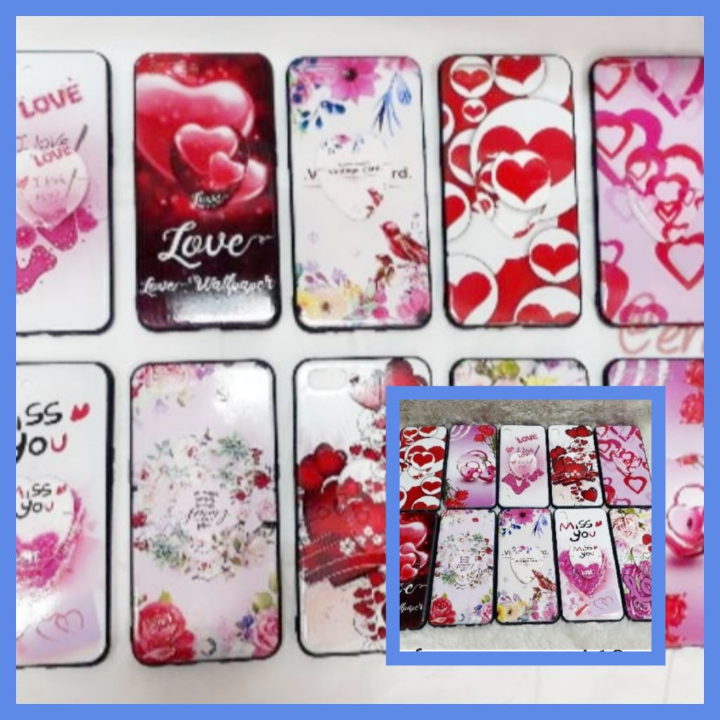 SOFTCASE KARAKTER LOVE + RING SAMSUNG A20/A30 M20 OPPO A37 REDMI GO 5A