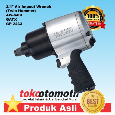 3/4" Air Impact Wrench (Twin Hammer)