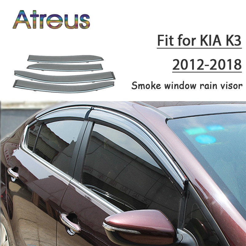 1 Set Aksesoris Sun Visor Jendela Mobil Kia K3 2012-2018 Bahan ABS