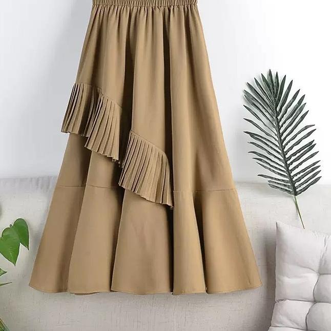 ♜ AIDHA SKIRT - rok murah / skirt murah / rok panjang / rok wanita / rok / basic skirt / skirt ←