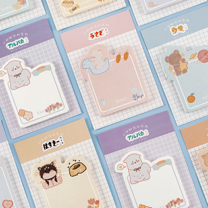 

Memo Sticky Note Motif Hewan Lucu
