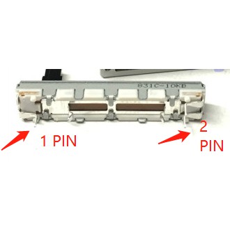 5pcs 3 pin Potensiometer Geser B10K 45mm Alps Jepang B10K Penyesuaian volume piano elektronik