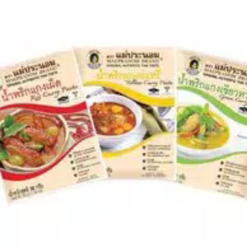 

MaePranom Curry Paste 60gr Thailand