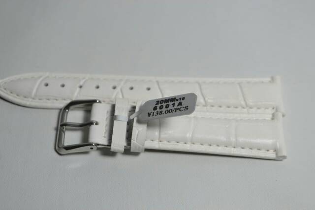 strap tali kulit original timeking putih berkualitas