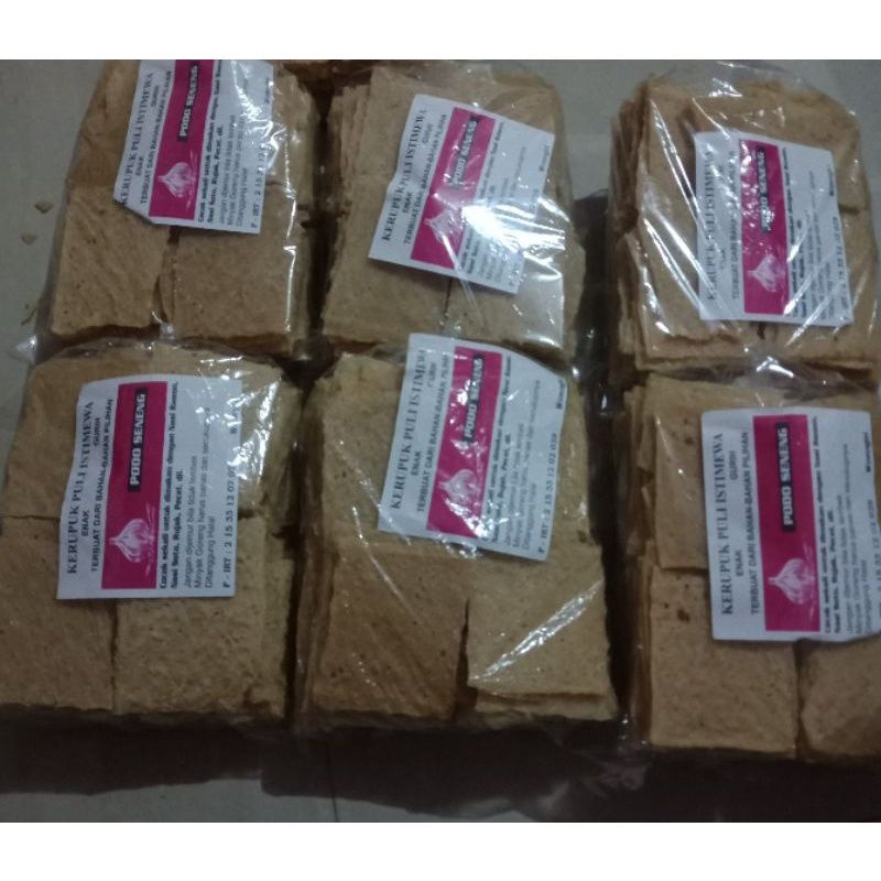 

Kerupuk Puli Istimewa Karak Gendar Khas Wonogiri 250 gram