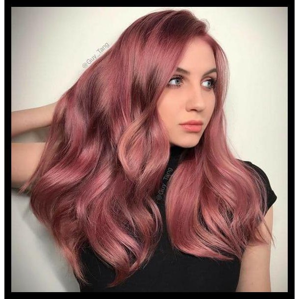 COLORE FRESCO PLUM COLOR CREAM CAT PEWARNA  RAMBUT  ROSE  