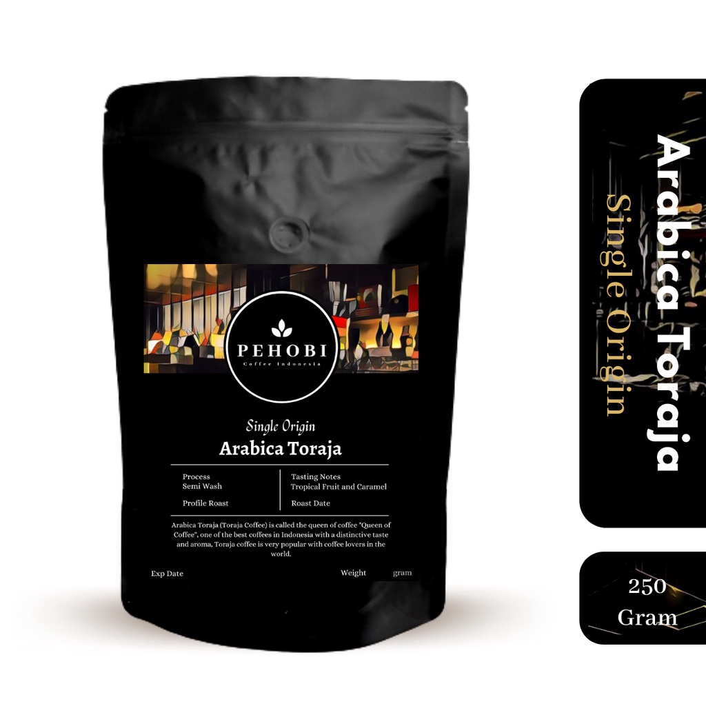 

PEHOBI Kopi Arabica Toraja 250 Gram | Special Price