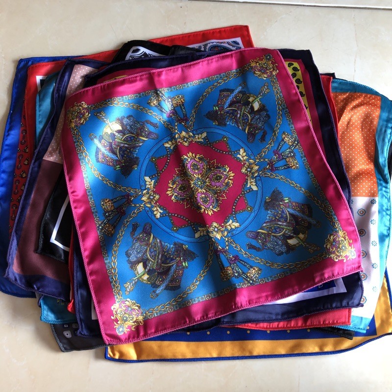 POCKET SQUARE SAPU TANGAN JAS 25cm*25cm silk