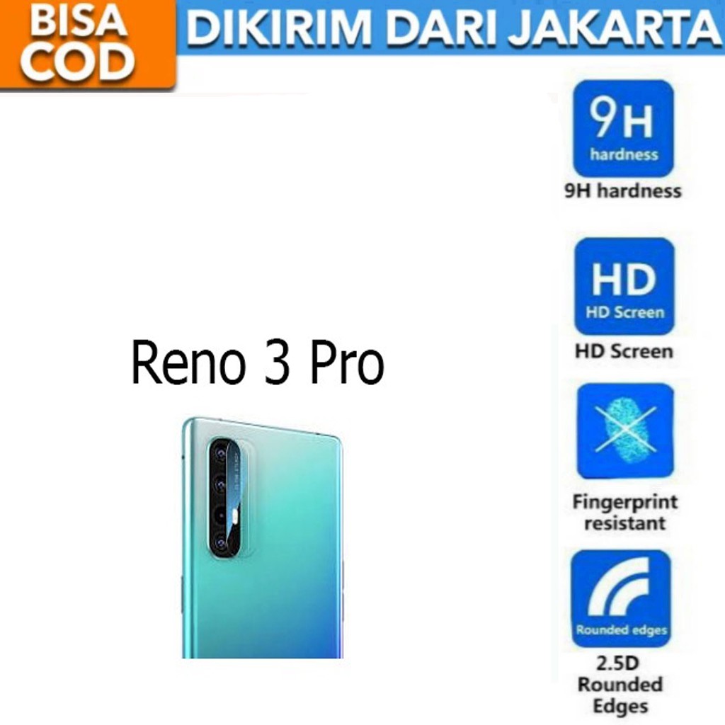 Tempered Glass Anti Gores Kaca Kamera Lens Protector for Oppo Reno 3 Pro