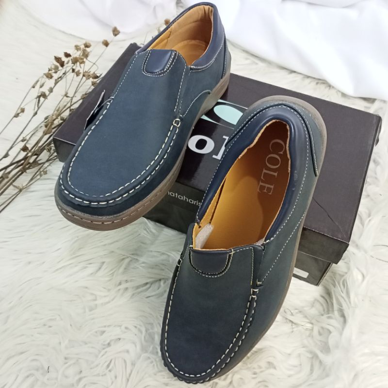 sepatu pria casual navy cole original