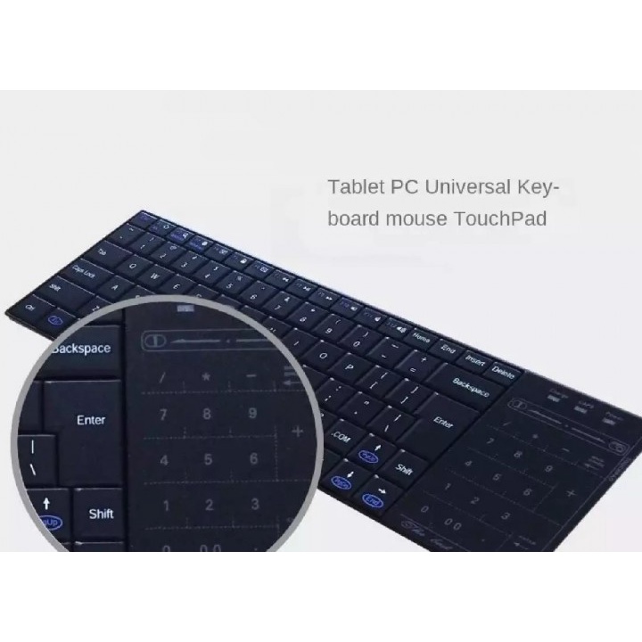 BT10 - Bluetooth 3.0 Keyboard with Numeric Touchpad