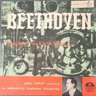 Beethoven symphony 5 vinyl piringan hitam 10"