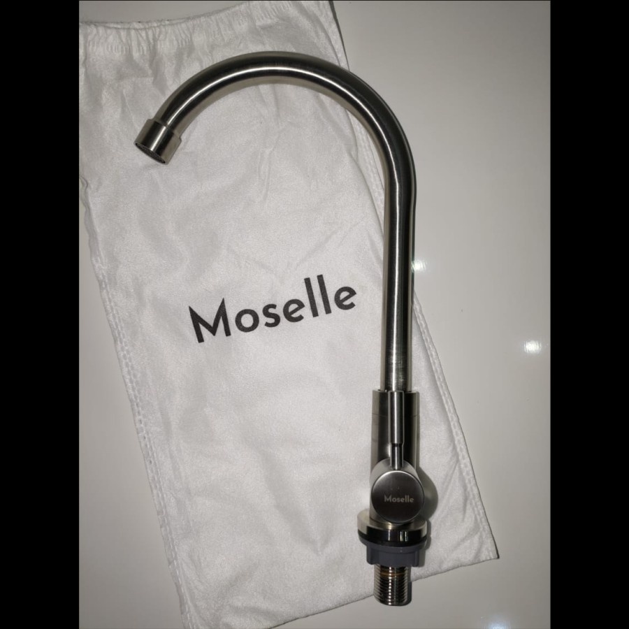 Moselle Kran Dapur Angsa Tanam Meja Bak Cuci Piring SS304 Faucet