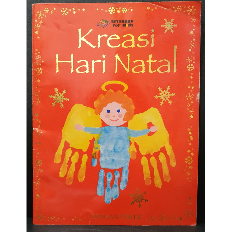 Buku Erlangga For Kids Kreasi Hari Natal Dengan Sticker