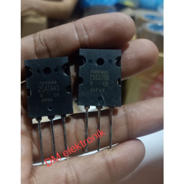 toshiba 2SC 5200/2SA 1943 (lot 714)