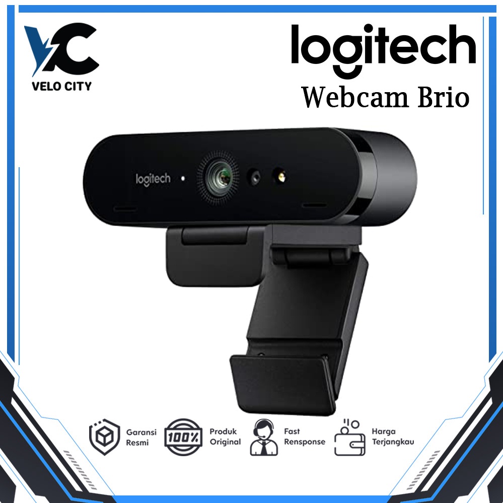 Webcam Logitech Brio 4K Original Garansi Resmi