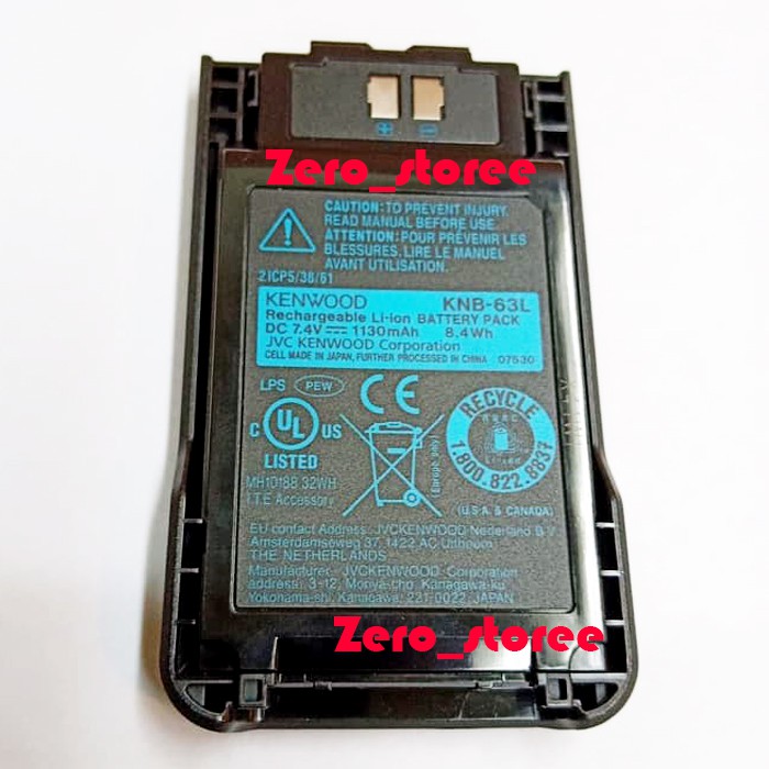 KNB-63L KNB63L KNB63 Baterai HT KENWOOD TK-3501E TK3501E TH-K20A THK20A KNB-63 HT Batre THK20 Bateray Battery KNB 63 63L HT KENWOOD