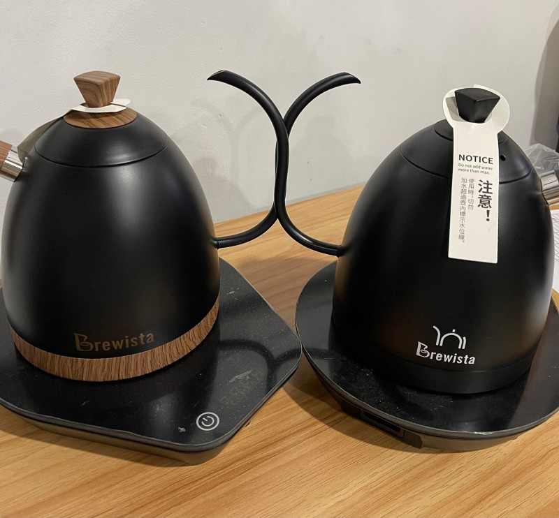 Brewista Gooseneck Kettle Artisan 600ml Electric Full Black 100% Original | Teko Leher Angsa