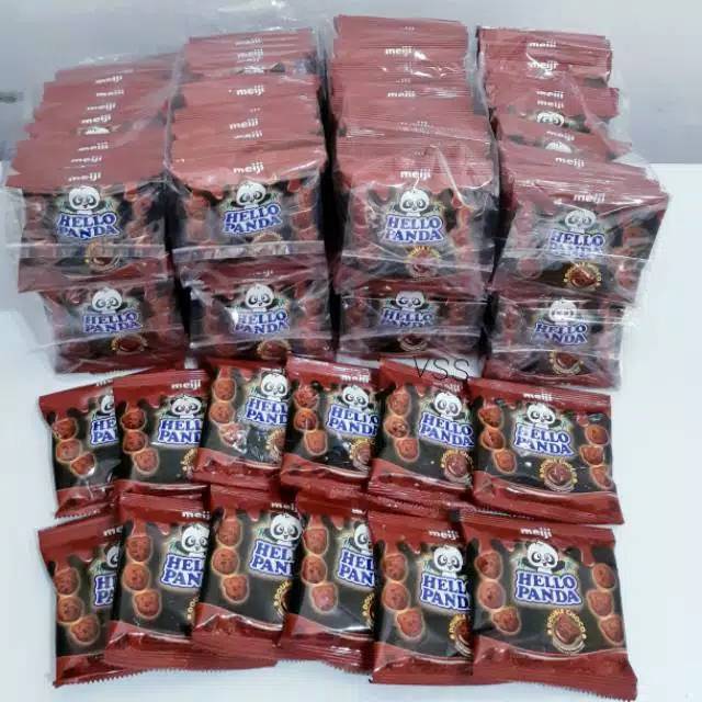 

(12pcs) Hello Panda Double Choco 12 x 10g biskuit cokelat isi krim cokelat hello panda coklat