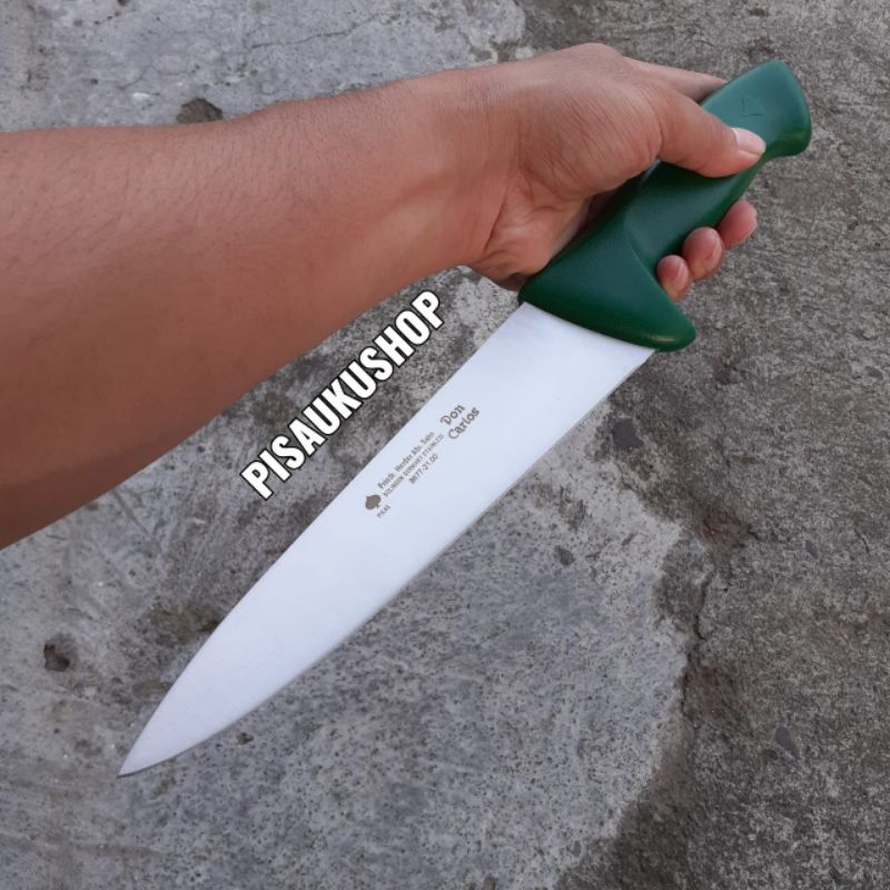 Chef knife Pisau daging 8 inch don carlos pikas Friedr.Herder Abr.Sohn   Solingen Germany Stainless 