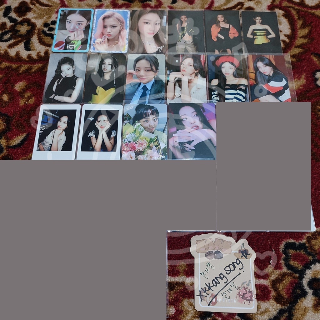 ITZY icy guess who gw limited random pc hidden card nbd csi yeji lia ryujin chaeryeong yuna juli agu