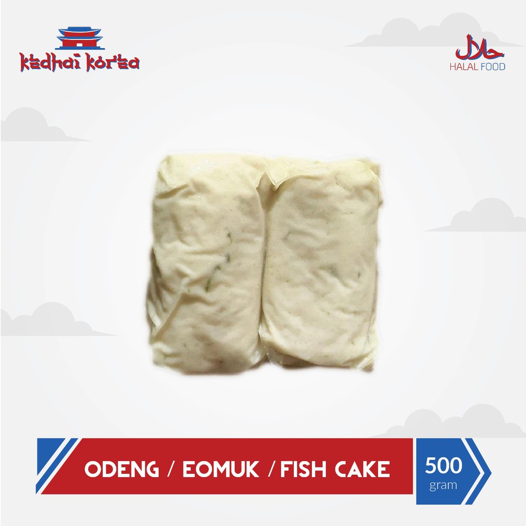 Odeng Eomuk Fishcake Otak Otak Ikan Fish Cake Instan Halal 500gr 1/2kg Kedhai Korea