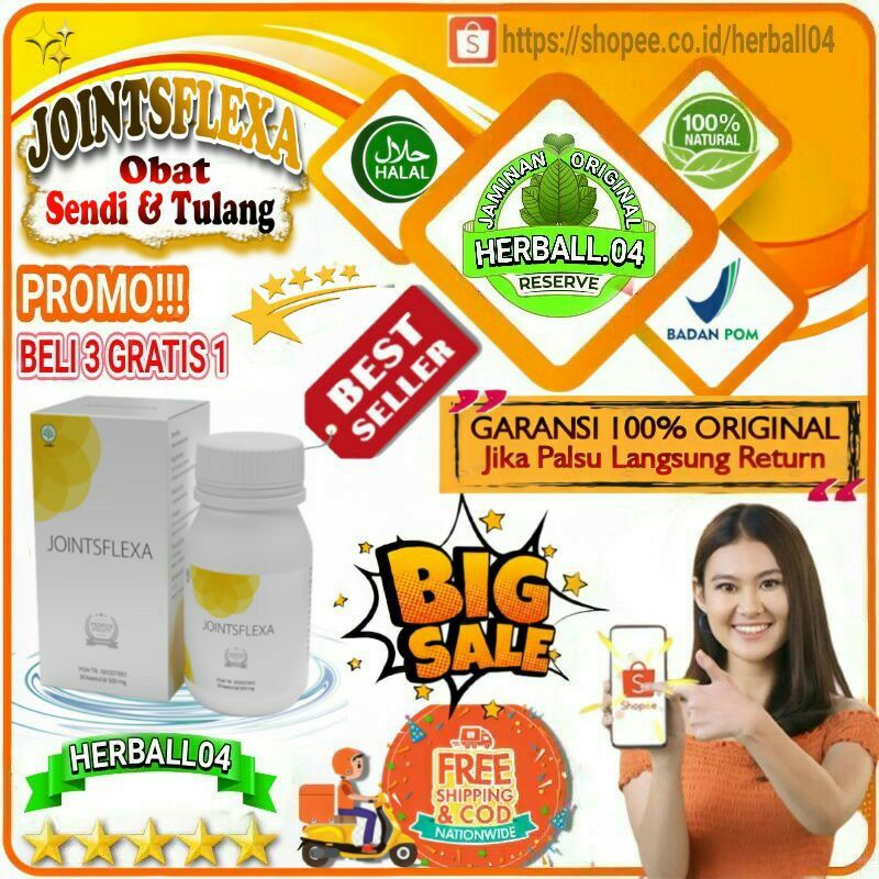 Jointsflexa Obat Nyeri Sendi Nutrisi Sendi Tulang (30 kapsul)