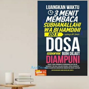 HIASAN DINDING KATA - KATA BIJAK / WALLDECOR QOUTES / HIASAN DINDING ISLAMI