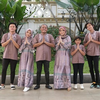 PRE-ORDER BAJU SARIMBIT NATHALIE SULE PREMIUM PRINTING ALIKA|GAMIS LEBARAN|FAMILY SET #1
