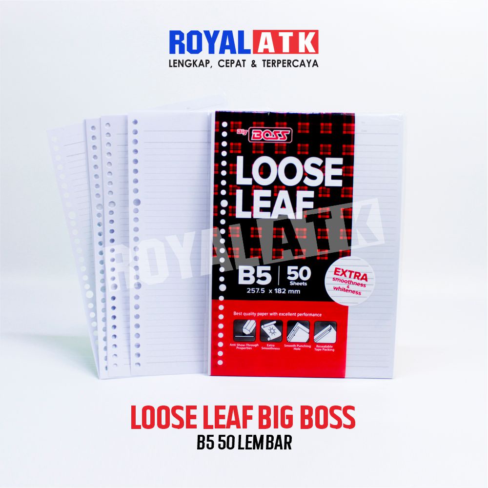 

Loose Leaf B5-50 Garis Big Boss