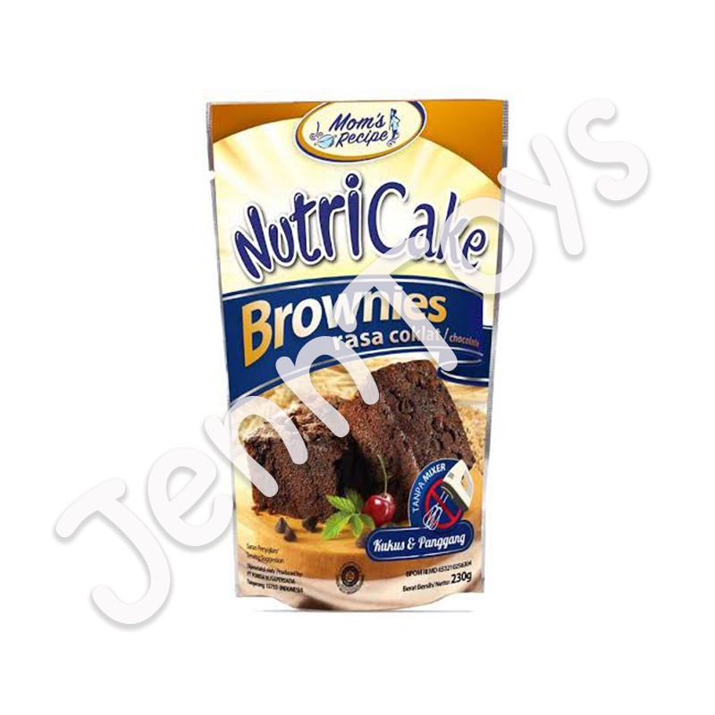 

JennToys - Nutricake Brownies Kukus Panggang Cokelat Premix instant 230GR NUTRICAKE COKLAT